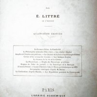 LITTRÉ, Émile. La science au point de vue philosophique. 4e. ed. Paris : Didier, 1876. viii, 562p.