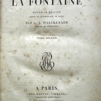 LA FONTAINE, Jean de. Fables de La Fontaine. Paris: Nepveu; L. de Bure, 1826. 2t. : il.