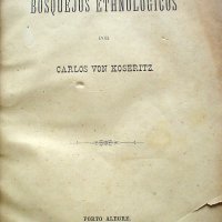 KOSERITZ, Carl von. Bosquejos ethnologicos. Porto Alegre : Typ. de Gundlach, 1884. 83p.