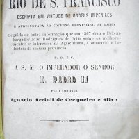 SILVA, Ignacio Accioli de Cerqueira e. Informação ou descripção topographica e politica do Rio de São Francisco. Rio de Janeiro : Typ. Francesa de Frederico Arevedson, 1860. 134p.