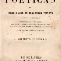 PEIXOTO, Alvarenga. Obras poéticas. Rio de Janeiro : B. L. Garnier ; Paris : A. Durand, 1865. 270p. (Brasilia Bibliotheca Nacional dos melhores autores antigos e modernos)