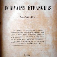 WYZEWA, Teodor de. Ecrivains etrangers. Paris: Perrin et Cie. Libraries, 1897. 364p. (Deuxième Serie)