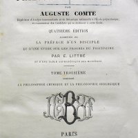 COMTE, Auguste. Cours de philosophie positive. 4. ed. Paris : J. -B. Balliere, 1877. 6v.