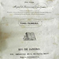 GAMA, Miguel do Sacramento Lopes. Lições de eloquencia nacional / Miguel do Sacramento Lopes Gama. Rio de Janeiro: Typ. Imparcial de F. de Paula Brito, 1846. 2v.