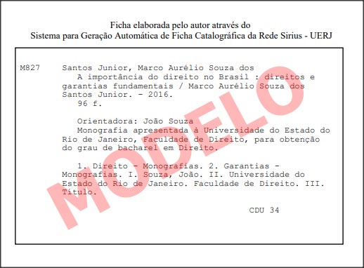 Modelo de ficha automaticamente formatado