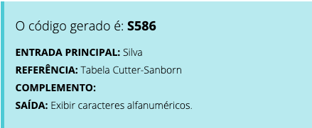 Resultado do formulário, retornando um código de 4 dígitos composto de uma letra e três números